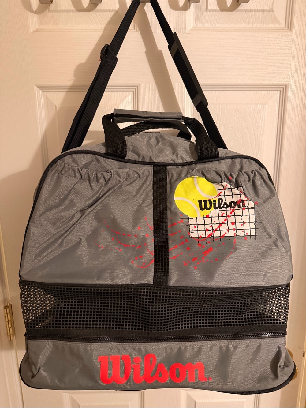 Vintage 90s Wilson Tennis Duffel Gym